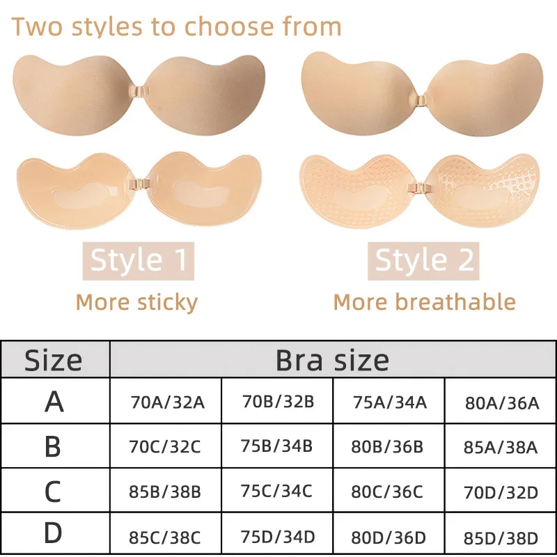 Sexy Women's Bra Invisible Pus - Strapless Bra Adhesive ulasan dan harga