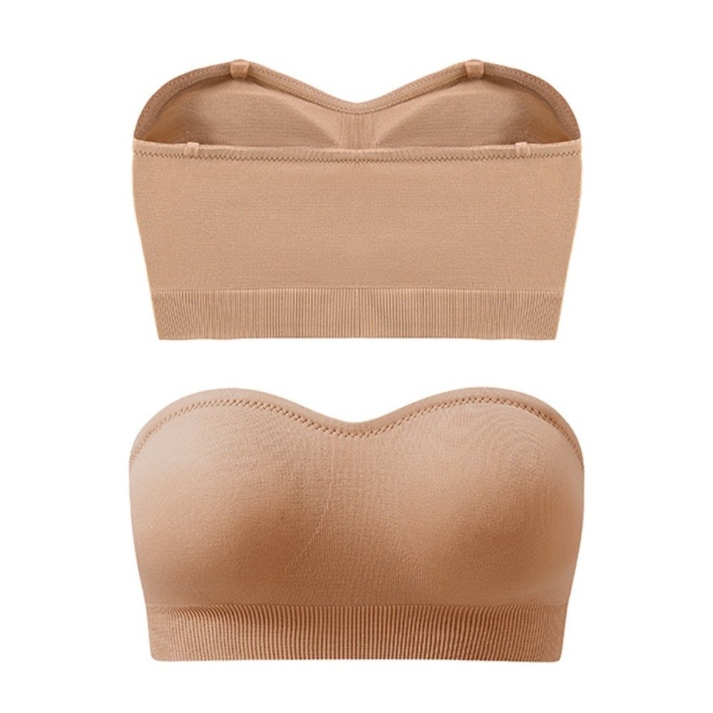 Soft with Padding Strapless Ba - Push Up Bra Silicone ulasan dan harga