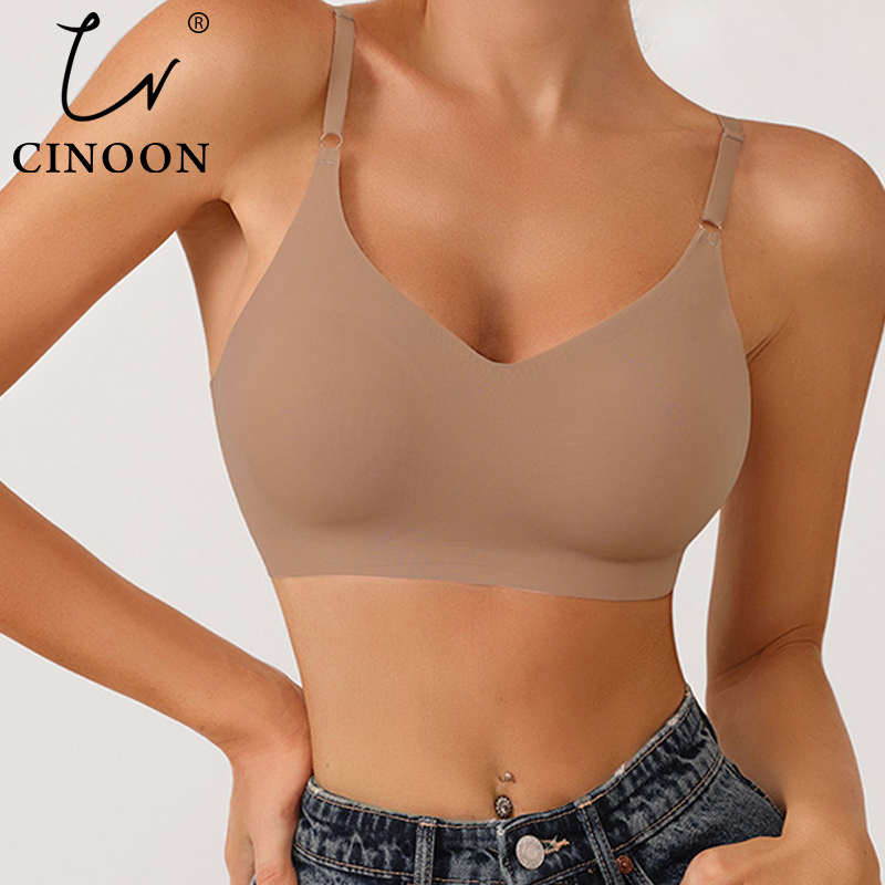 CINOON Seamless Bras for Woman - Sleep Bra Bralette ulasan dan harga